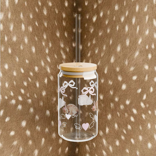 Sleeping Fawn Sipper Glass